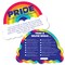 Big Dot of Happiness Love is Love - LGBTQIA+ Pride - Selfie Scavenger Hunt - Rainbow Party Game - Set of 12